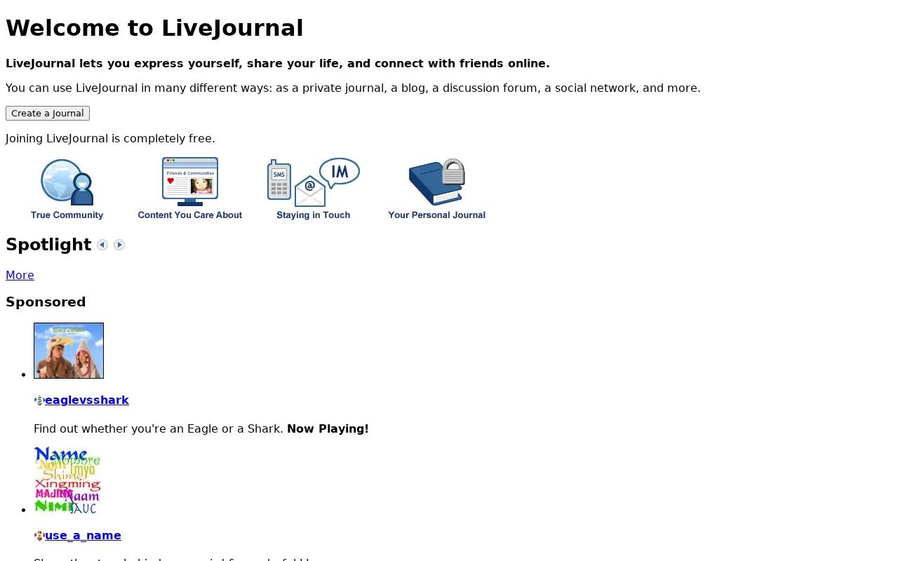 livejournal.com in 2007