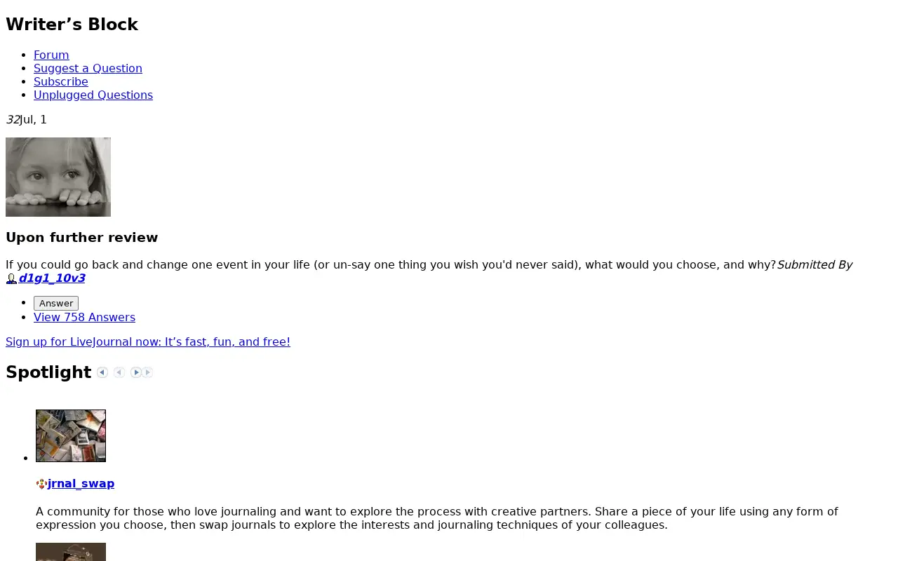 livejournal.com on July 1, 2011