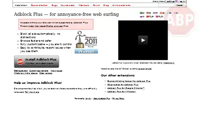 adblockplus.org in 2011