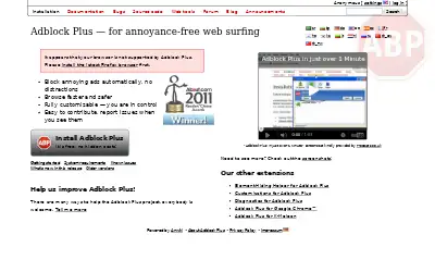 adblockplus.org in 2012