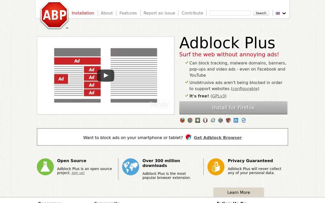 adblockplus.org in 2016