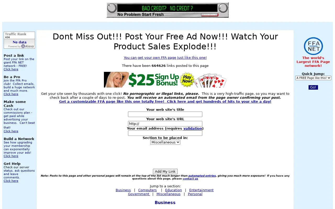internetwarriors.net in 2003