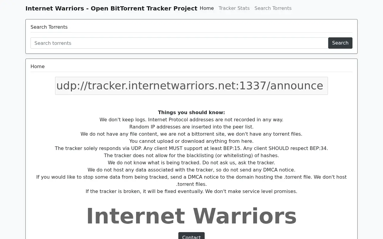 internetwarriors.net in 2020