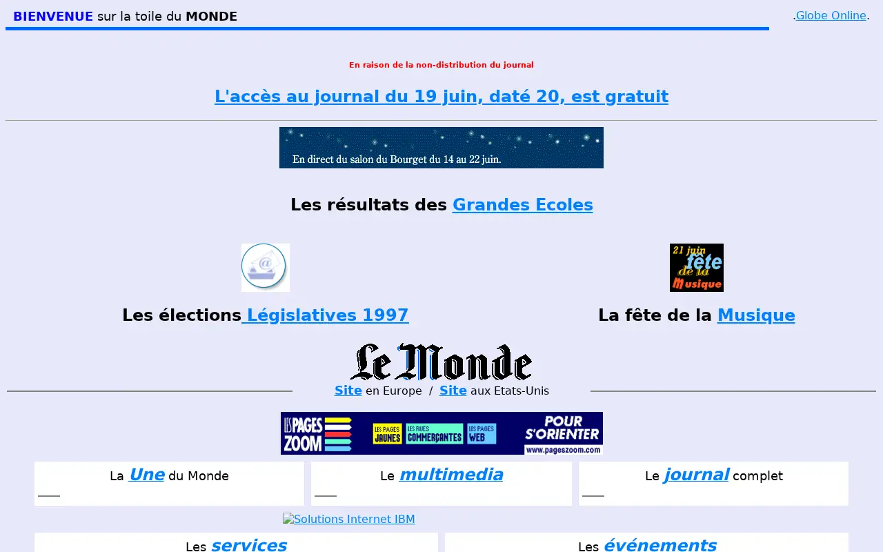 lemonde.fr in 1997