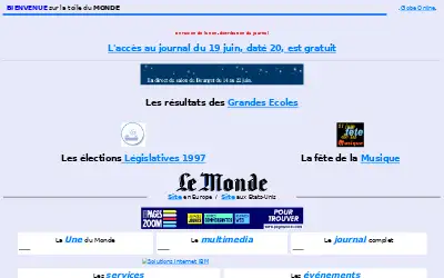 lemonde.fr in 1997