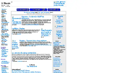 lemonde.fr in 1999