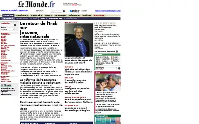 lemonde.fr in 2004