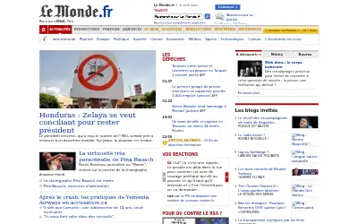 lemonde.fr in 2009