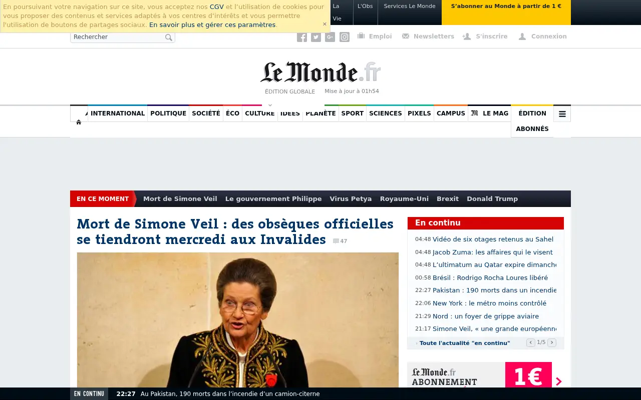 lemonde.fr in 2017