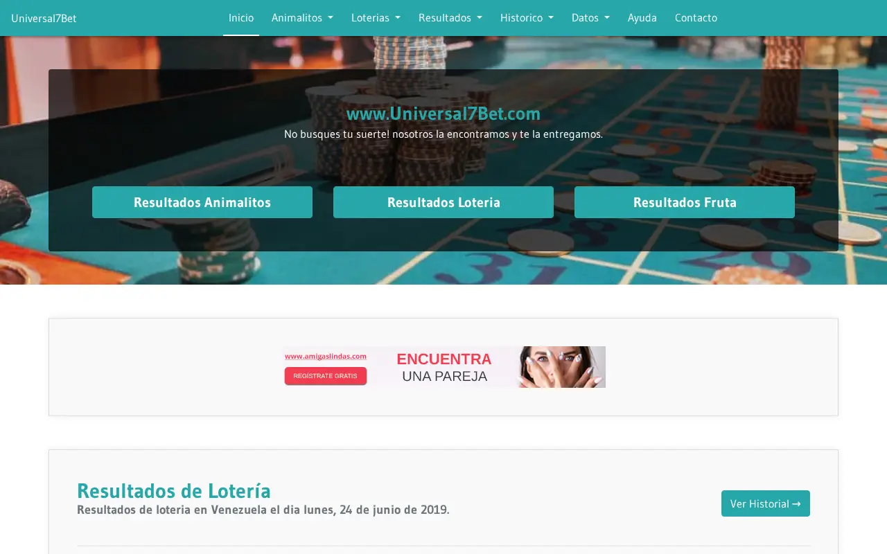 loteriadehoy.com in 2019