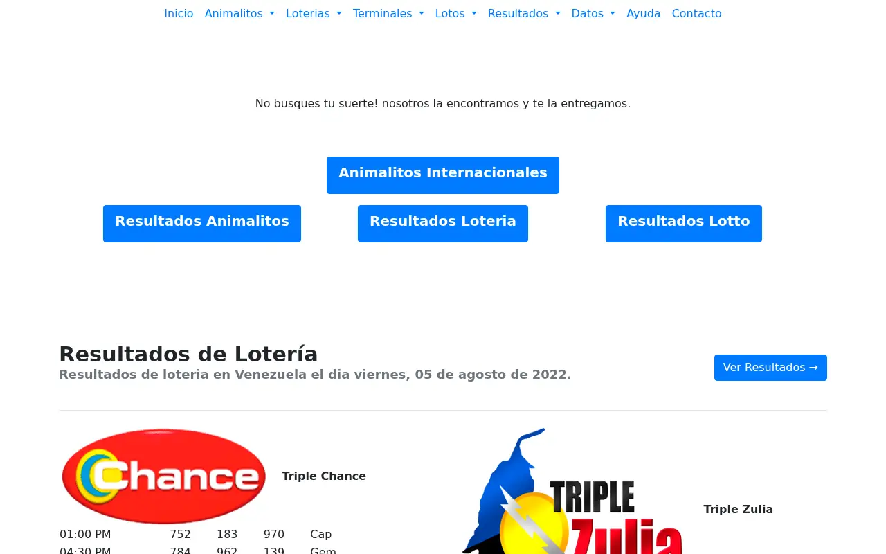 loteriadehoy.com in 2022