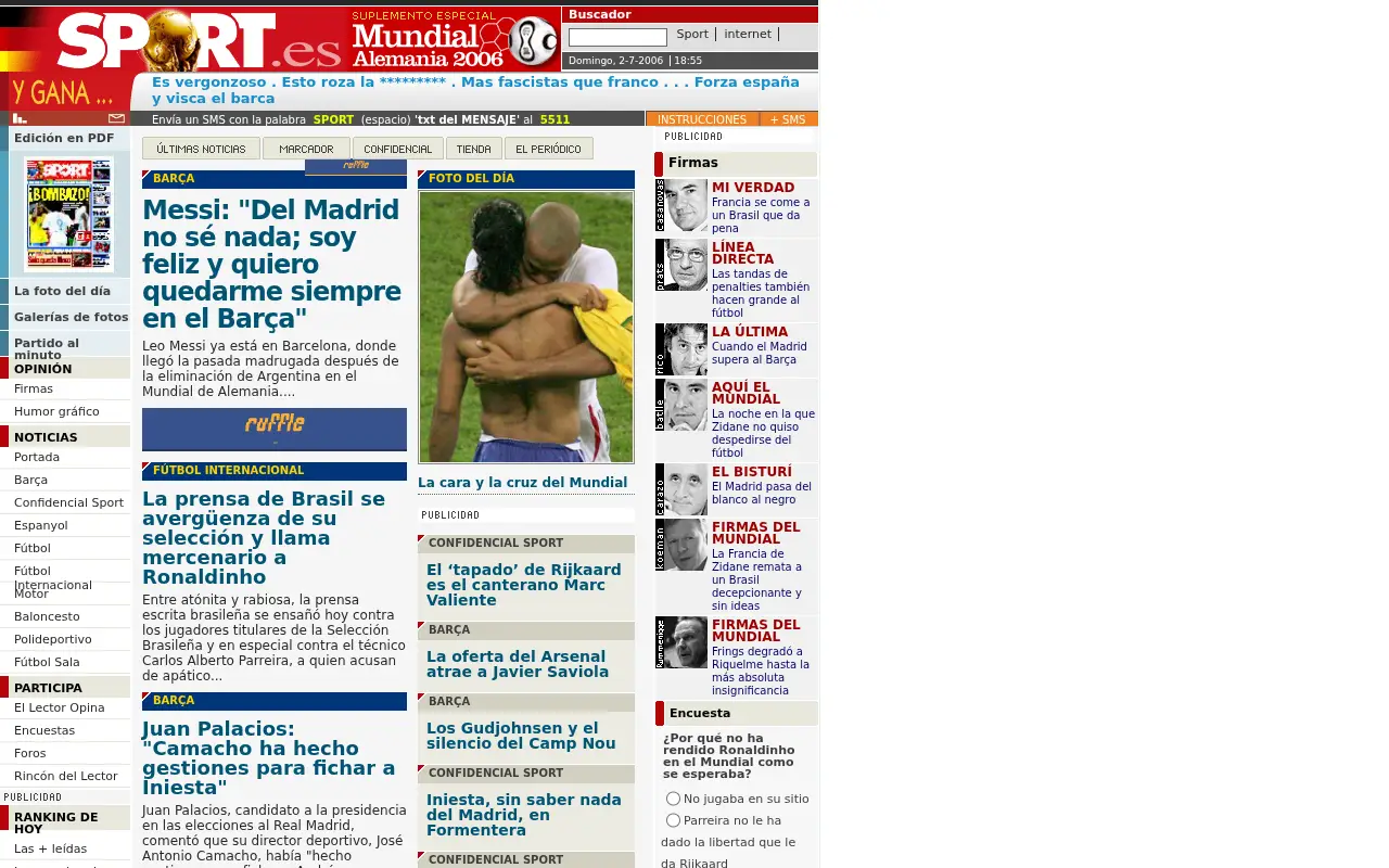 sport.es in 2006