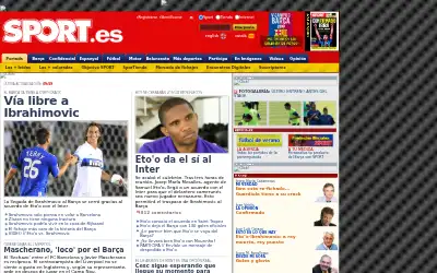 sport.es in 2009