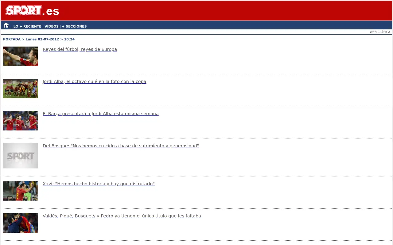 sport.es in 2012