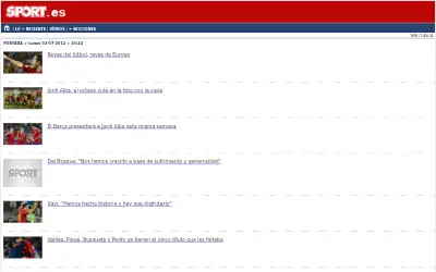 sport.es in 2012