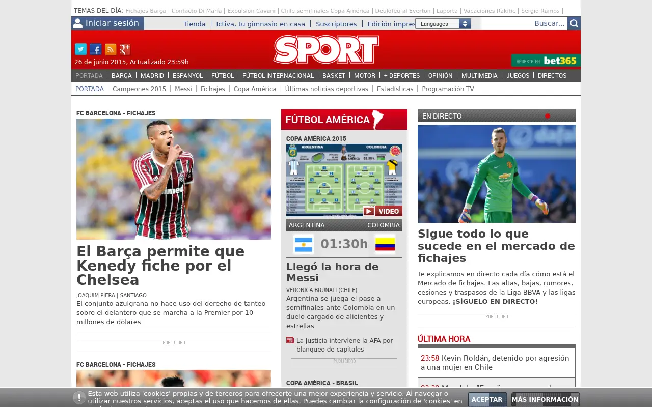 sport.es in 2015
