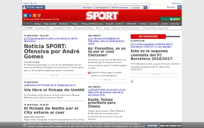 sport.es in 2016
