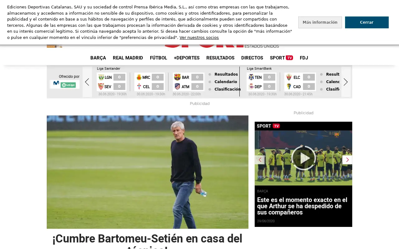 sport.es in 2020
