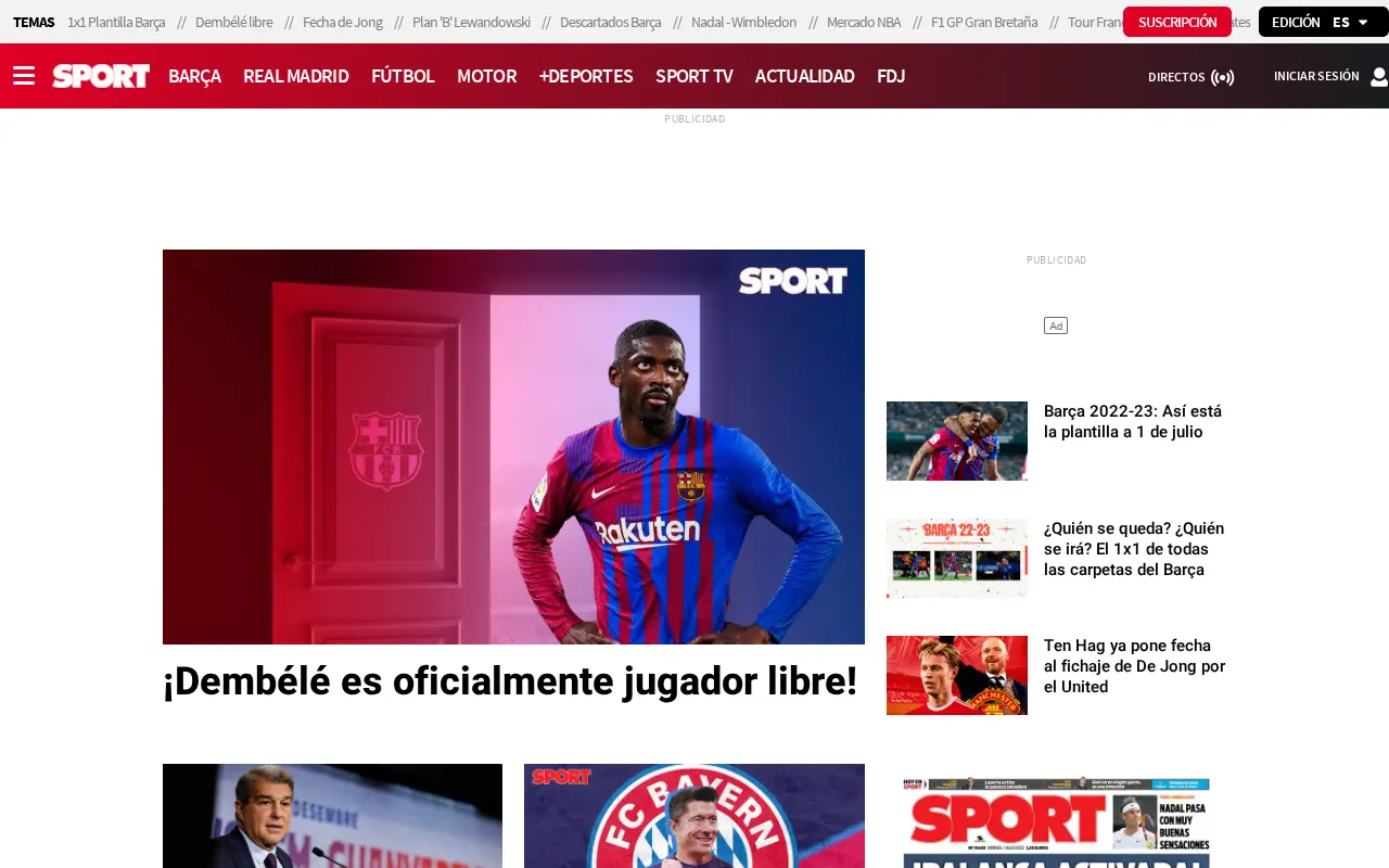 sport.es in 2022