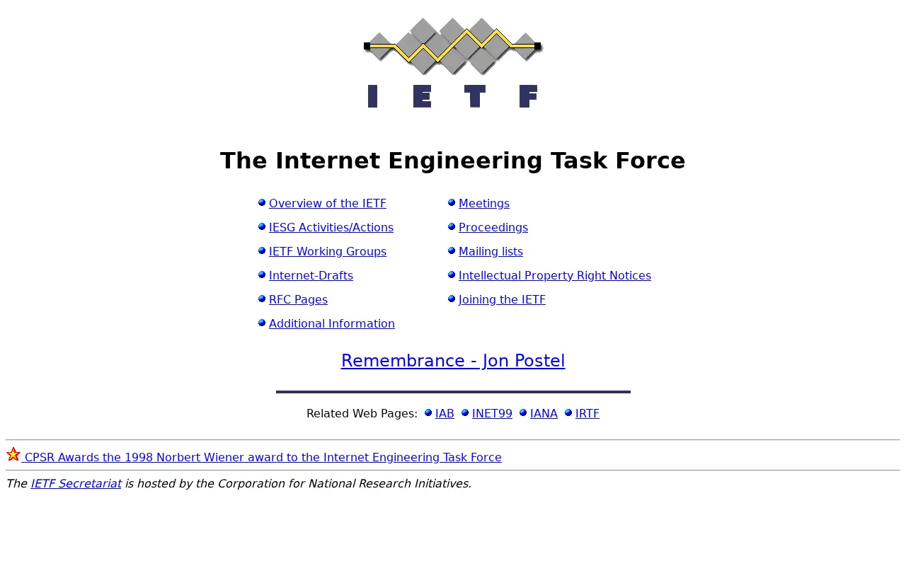 ietf.org in 1999