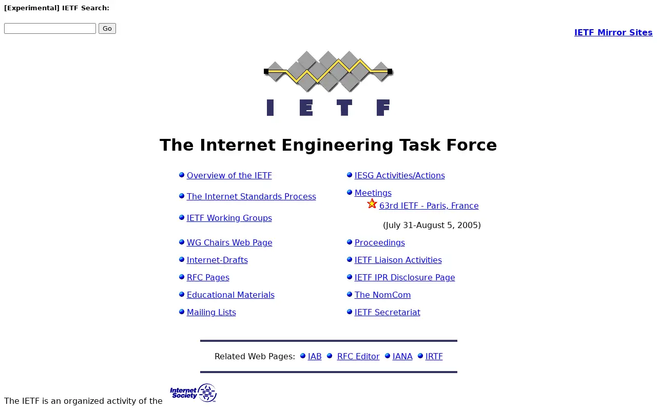 ietf.org in 2005