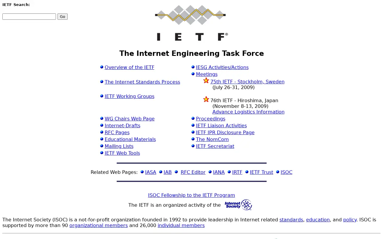 ietf.org in 2009
