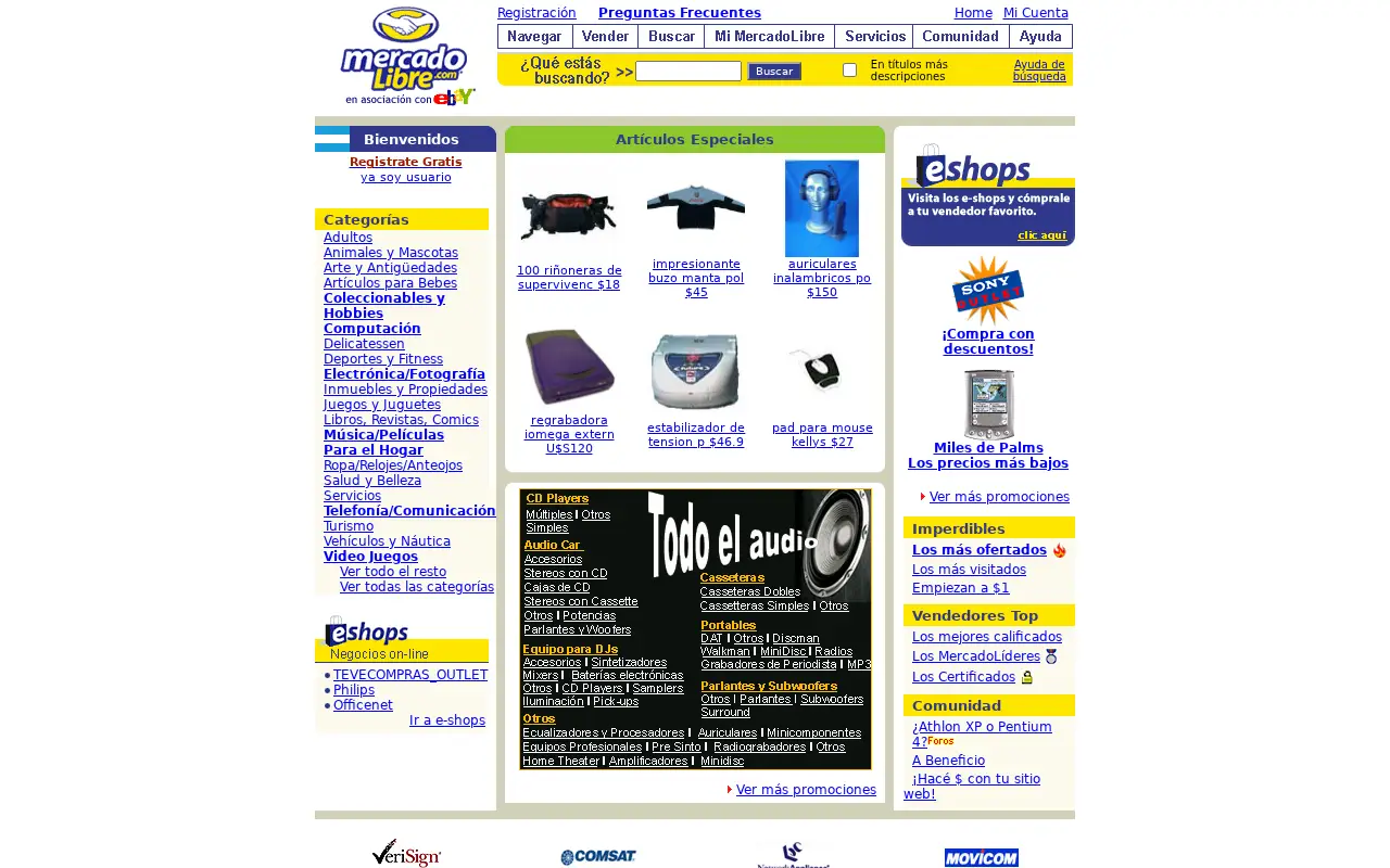 mercadolibre.com.ar in 2002