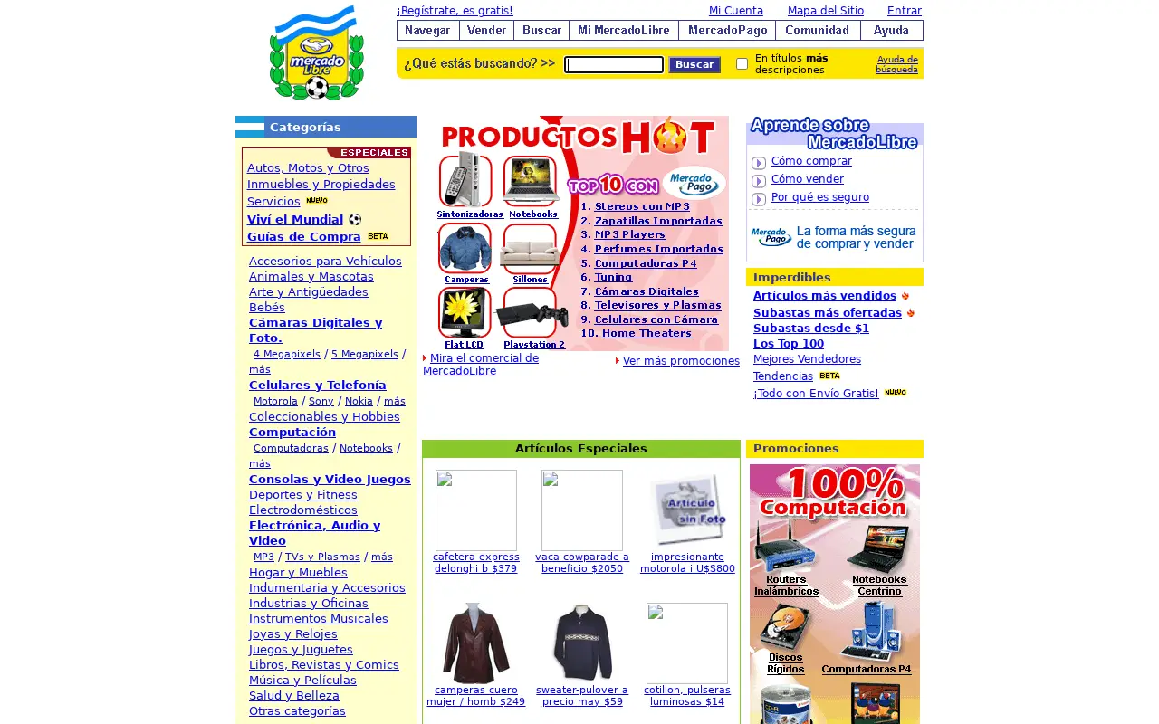 mercadolibre.com.ar on July 1, 2006