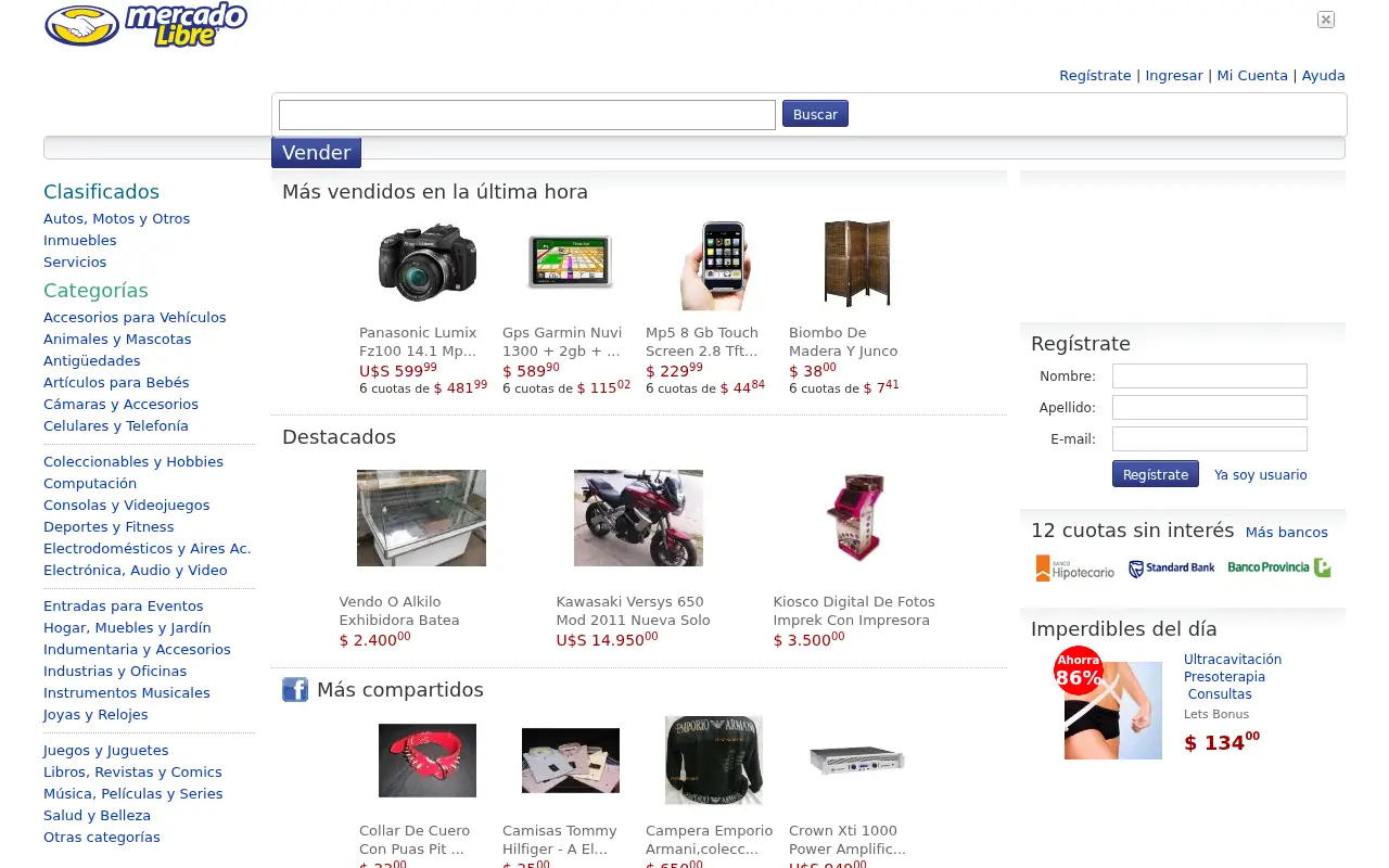 mercadolibre.com.ar on May 31, 2011