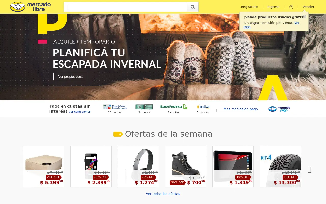 mercadolibre.com.ar on June 30, 2017