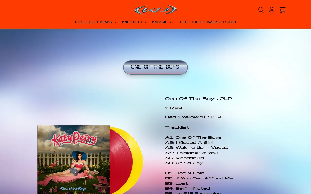 shop.katyperry.com in 2025