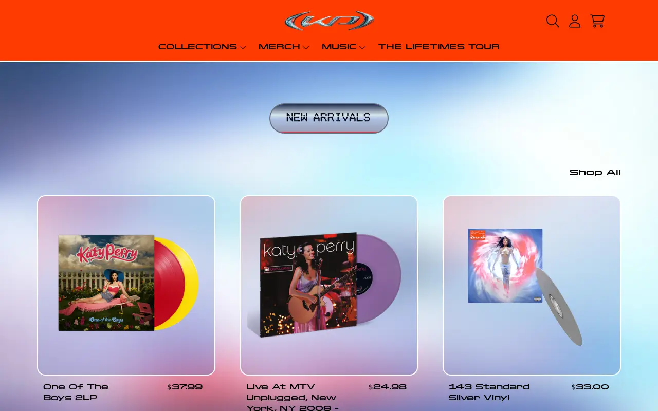shop.katyperry.com in 2026