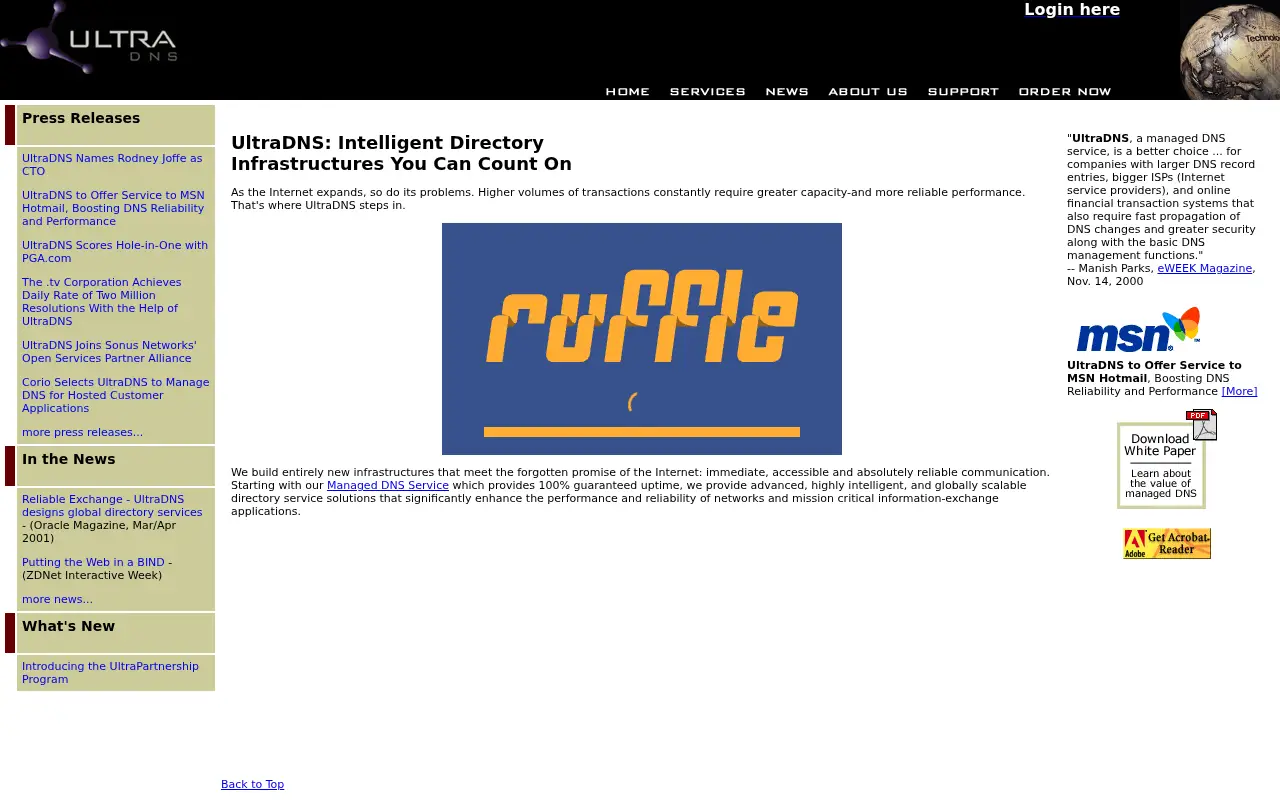 ultradns.com in 2001