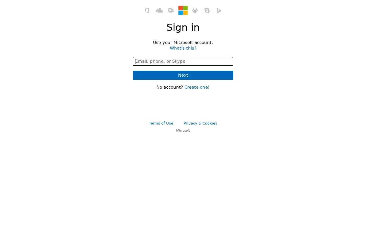hotmail.com in 2017