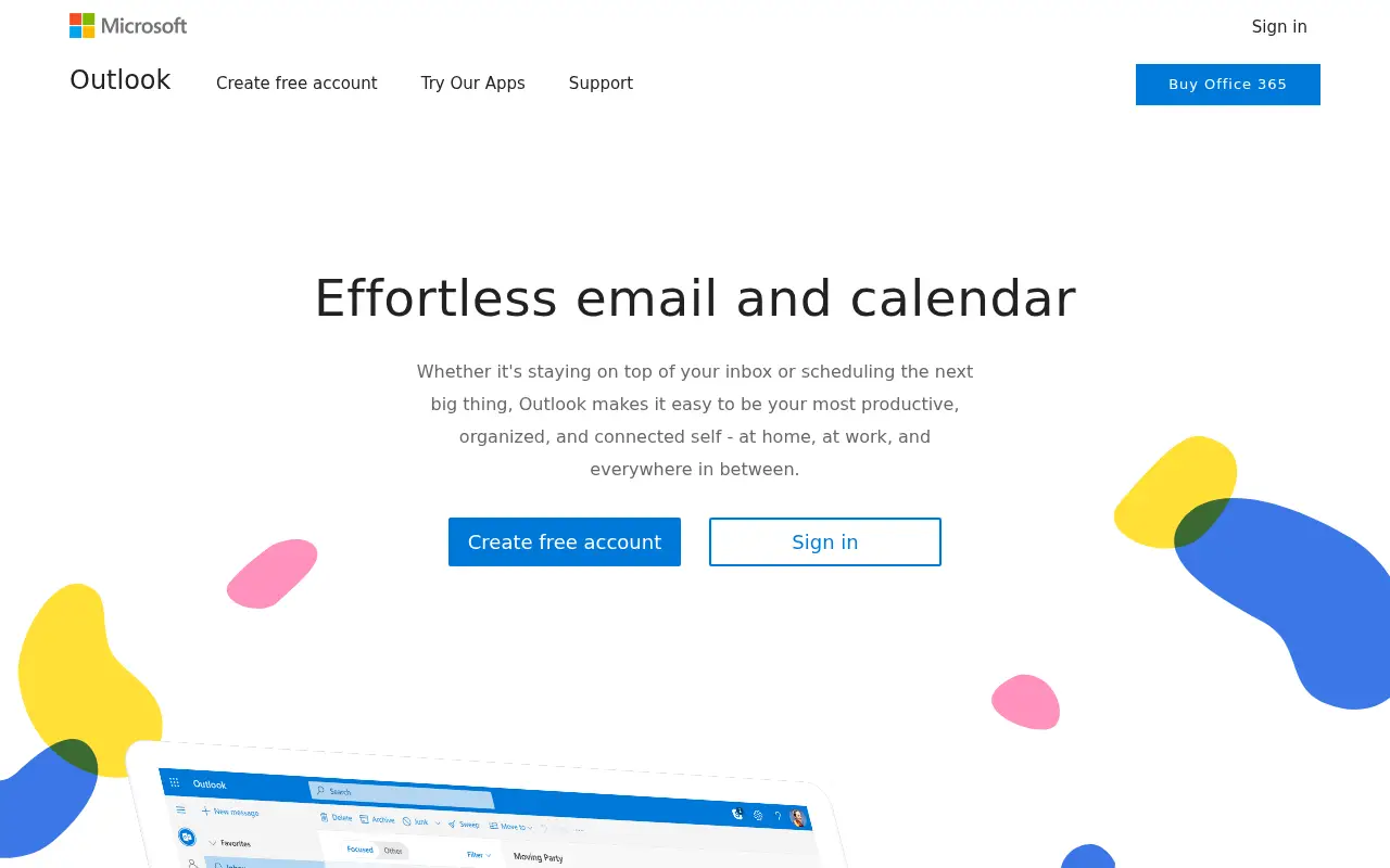 hotmail.com in 2018