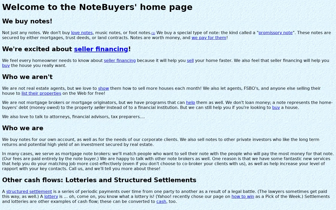 note.com in 1998