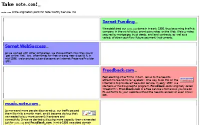 note.com in 1999