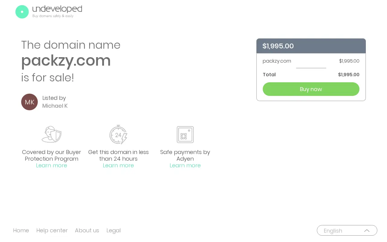 packzy.com in 2018