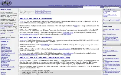 php.net in 2012