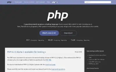 php.net in 2022