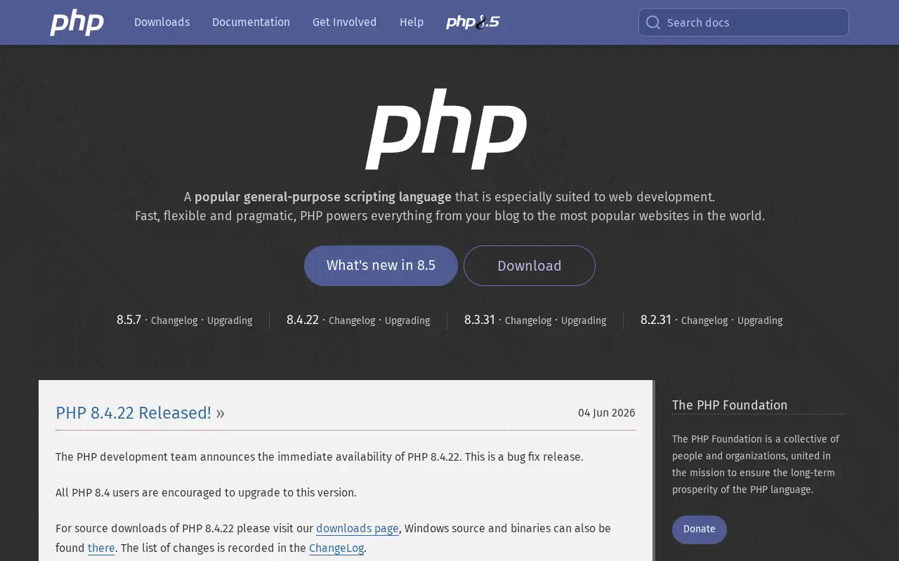 php.net in 2026