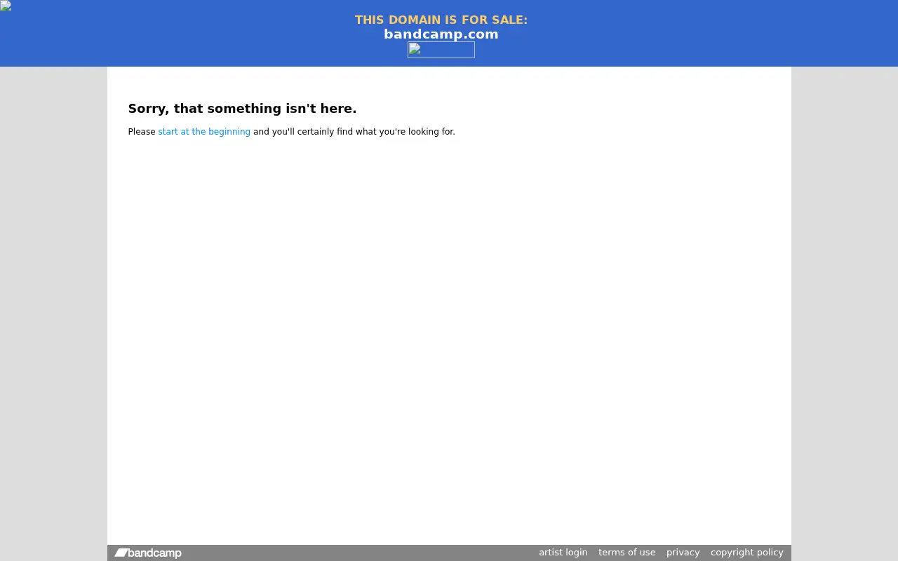 bandcamp.com in 2003