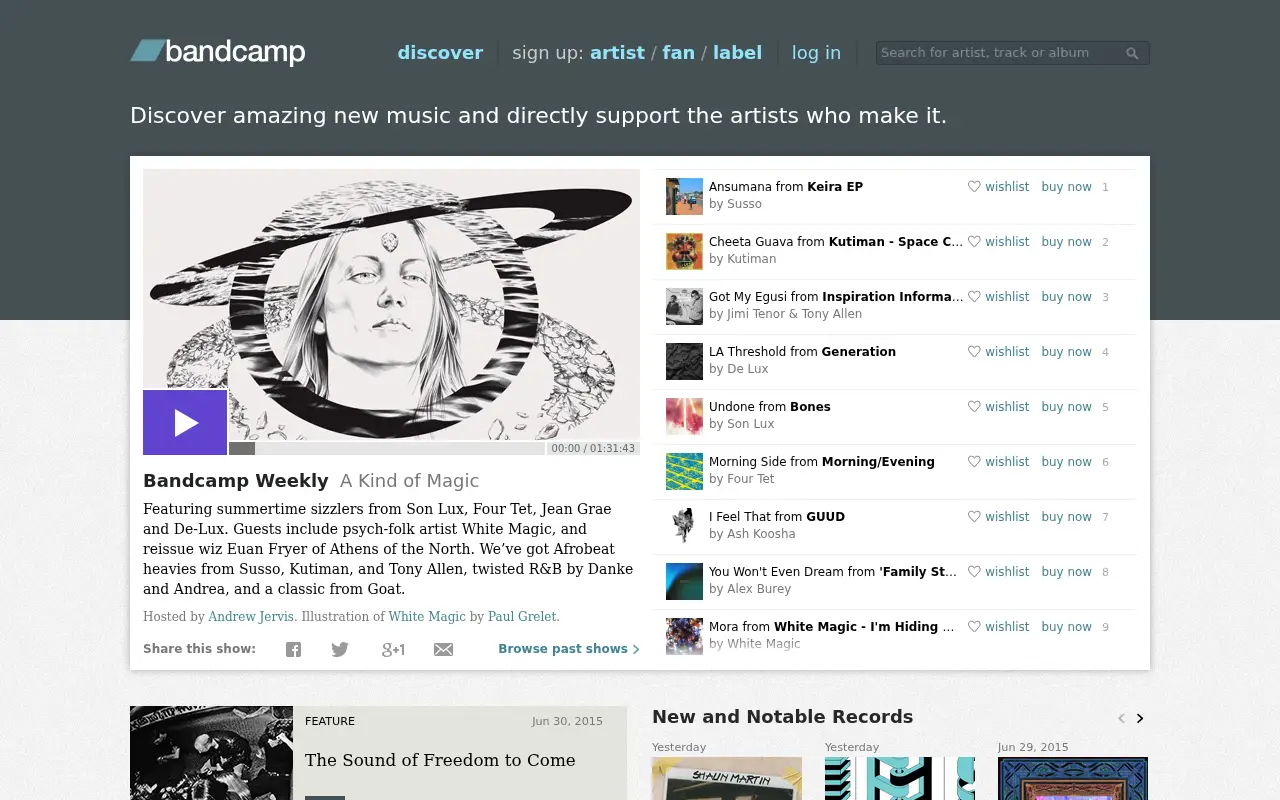 bandcamp.com in 2015