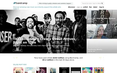 bandcamp.com in 2016