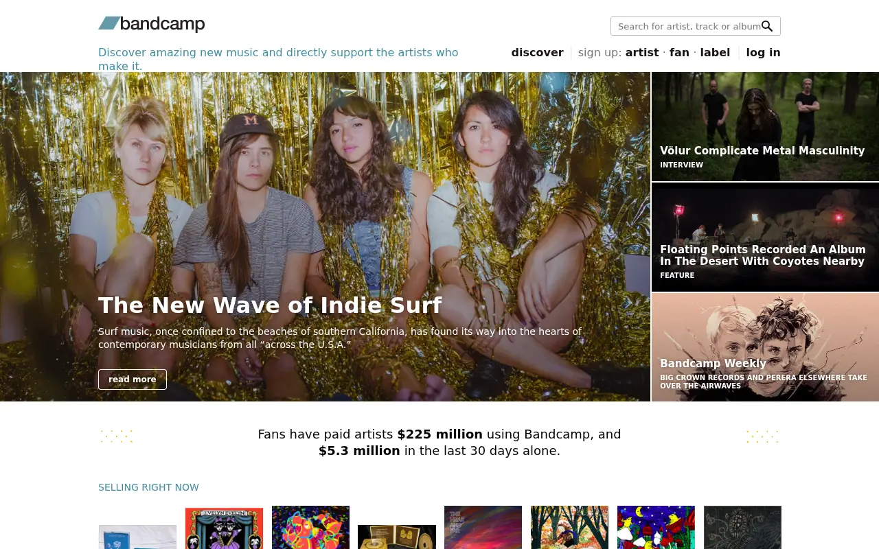 bandcamp.com in 2017