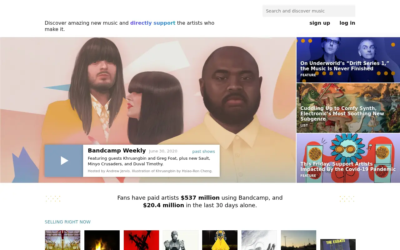 bandcamp.com in 2020