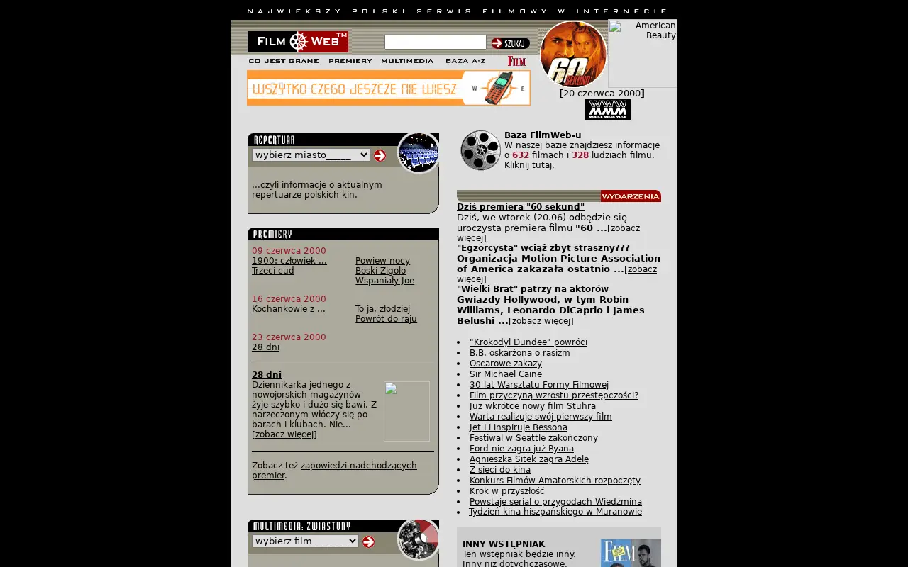 filmweb.pl on June 20, 2000