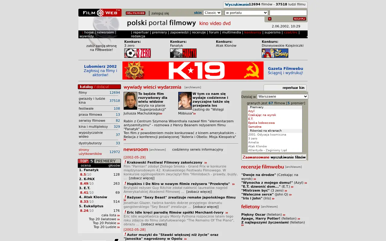 filmweb.pl on June 2, 2002