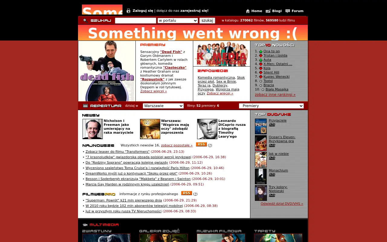 filmweb.pl on June 29, 2006