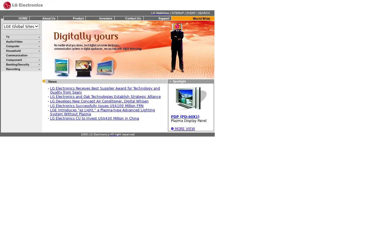 lge.com in 2000